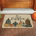 thumbnail image 2 of Fall Welcome Pumpkin Doormat Rug, Thanksgiving Autumn Polka Dots Decorative Outdoor Mat Non Slip Rubber Backing for Entrance Seasonal Outside Indoor Front Kitchen Decortion 15.7 x 23.6 Inch, 2 of 3