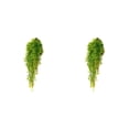 thumbnail image 3 of Flores artificiales Cateissary para colgar en la pared Planta de mimbre falso Corto Amarillo 85CM 2piezas, 3 of 6