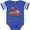 Football Blue and White, variant on Inktastic My Mom is a Firefighter with Fire Truck Boys or Girls Baby Bodysuit