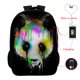 thumbnail image 3 of Mochila con patrón de panda gigante del tesoro nacional, bolso escolar para estudiantes, mochila USB a todo color, bolsa de doble capa, 3 of 5
