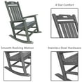 thumbnail image 2 of RESINTEAK New Classic Outdoor Rocking Chair Grey, 2 of 5