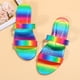 thumbnail image 4 of Amzcrzy Zapatos de mujer,Zapatos de mujer,Zapatillas de mujer, Sandalias de color para mujer, pantuflas de suela recta, zapatos casuales y versátiles para la playa. Sandalias Mujer Zapatillas De Casa, 4 of 7