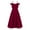 A Burgundy, variant on Kids Girls Chiffon Party Dress Off-the-Shoulder A-Line Floor Length Dresses Royal Blue 14