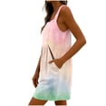 thumbnail image 5 of Iyufng Womens Rompers Printed Sleeveless Adjustable Straps Romper Summer Casual Shortalls, 5 of 7