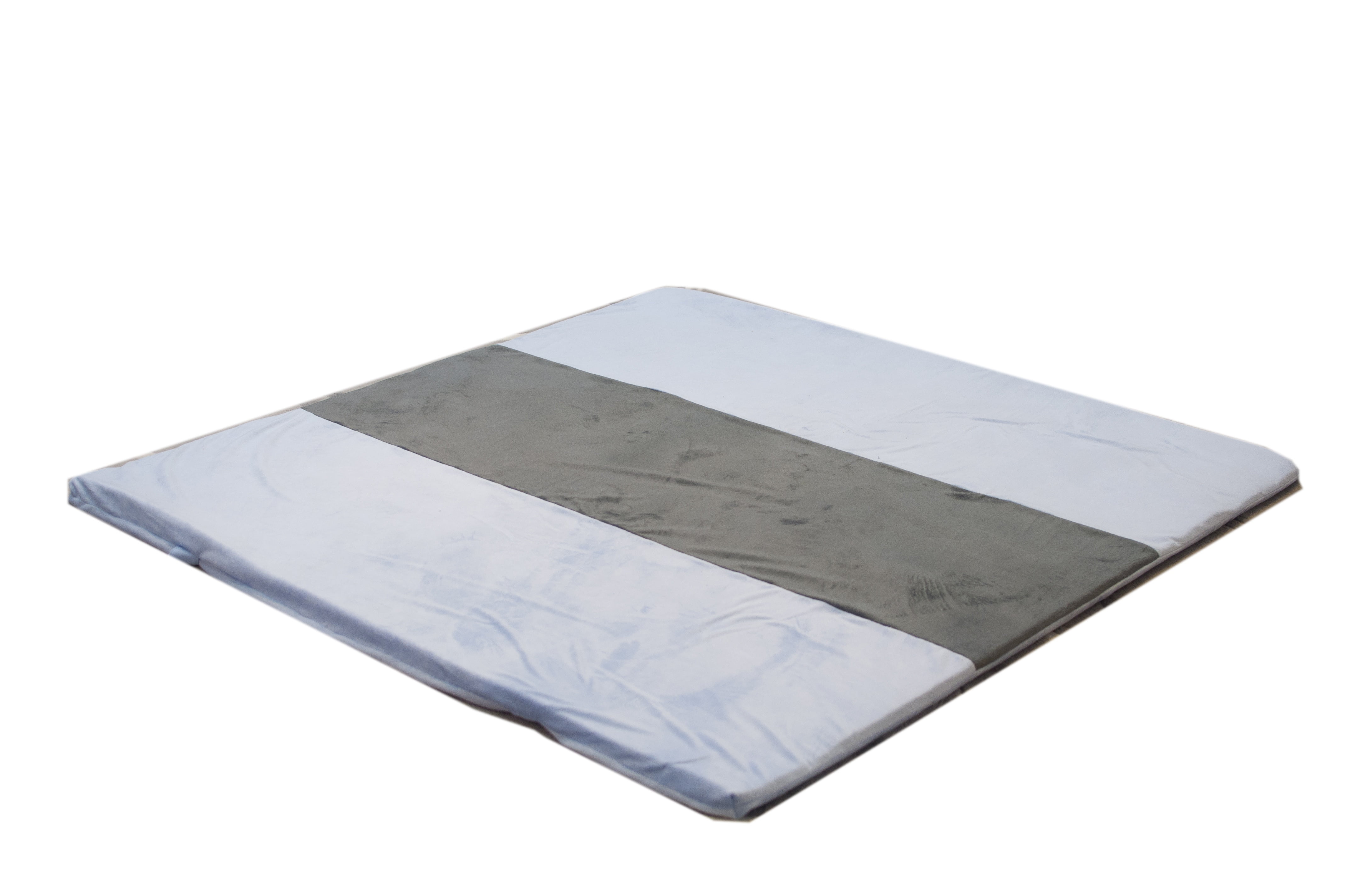 Snug Square Play Mat Large 55" Plush Foam Playmat for Baby, Toddler, and