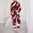 thumbnail image 3 of Pajamas for Women Set - Christmas Buffalo Plaid Comfy Long Sleeve Button Up Pajama Sets for Women 2 Piece, Soft Sleepwear Nightwear Pjs Lounge Sets for Women with Pockets, 3 of 6