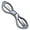 Silver, variant on FXMLRLK 1 Piece Portable Folding Scissor, Multipurpose Glasses-shaped Mini Cutter Fishing Thread Yarn Scissor Trimming Nipper for DIY Crafting Projects, Silver