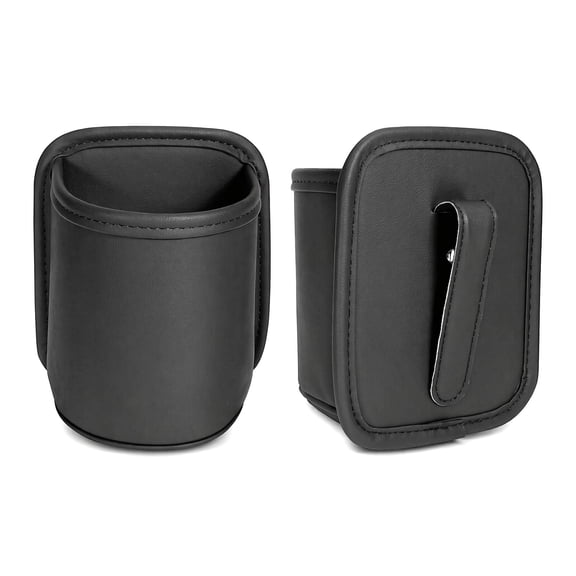 JKXTDKS 2 Pack Large Cup Holder for Car Door Pocket Seat Clip On Beverage Drink Holders Organizer Black