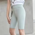 thumbnail image 2 of XQYLOS Flexible Gym Shorts For Girls Compression Fitness Shorts Children's Girl Outer Wear High Waist Yoga Shorts Thin Ice Silk Bottoming Five Points Pants For 2 To 10 Years, 2 of 6