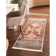 thumbnail image 1 of Unique Loom 3140241 2 Pi 2 Po x 6 Pi Miramar Baracoa Runner Rug&44; Rouille Rouge, 1 of 2