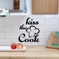 thumbnail image 4 of Handmadetneonsign Kiss The Cook Words Metal Wall Art Light, Quote Metal Sign Wall Decor, Quote Metal Decor, 4 of 5
