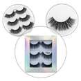 thumbnail image 2 of Mink Lashes HUOGUO, 20 mm, 3 pares de pestañas postizas 3D multicapa, 2 of 2
