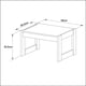 thumbnail image 2 of Mueble Mesa Central Negro/Nogal AZ1022.0002 A22 Progresista, 2 of 5
