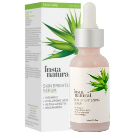InstaNatural Skin Brightening Serum, Dark Spot Corrector, 1 (Best Drugstore Serum For Dark Spots)