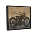 thumbnail image 4 of Stupell Industries Vintage Motorcycle Collage Transportation Painting Black Floater Framed Art Print Wall Art, 31 x 25, 4 of 10
