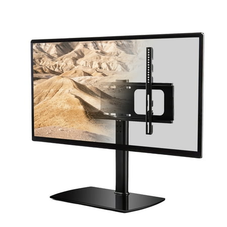 Rfiver Universal Swivel Tabletop TV Stand with Mount for 32"-65" LED,LCD and Plasma Flat Screen TVs with Height Adjustment UT2001
