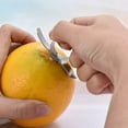 thumbnail image 7 of Pakyozj Large Ultra Sharp Stainless Steel Apple Slicer 8 Slices - Easy to Use and Easy to Clean Apple Slicer Corer Cutter Heavy Duty- With Citrus Peeler Tool, 7 of 7