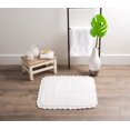 thumbnail image 4 of Alfombra de baño DII Crochet Collection reversible 60 x 60 cm blanca DII Ver descripción, 4 of 8