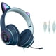 thumbnail image 1 of Auriculares de juego con micrófono y luz LED RGB en forma de orejas de gato, VIGROS, con efecto de luz intermitente estéreo y sonido envolvente 7.1 Rojo Verde Juego de azar, 1 of 7