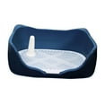 thumbnail image 1 of Langgg Dog Potty Tray with Removable Post Size 40x36x14cm Dog Training Toilet Blue, 1 of 9