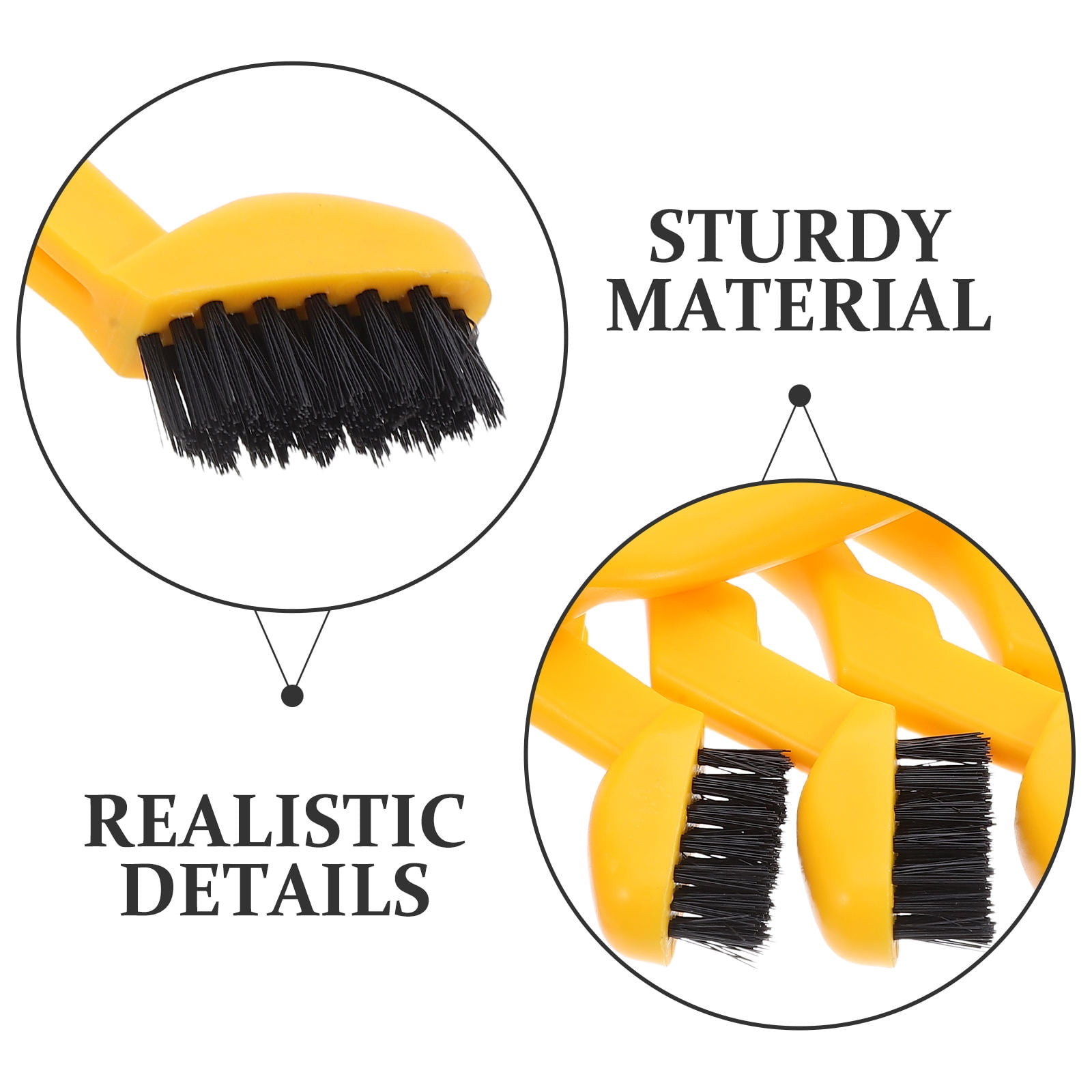 EXHUMKY 30-Piece Nylon Scrub Brush Set for Deep Cleaning Kitchen, Bathroom, Grill, Gaps, Stain Removal and Tough Dirt