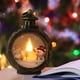 thumbnail image 5 of Luces LED navideñas, velas, luces colgantes navideñas circulares, lámparas portátiles, decoraciones vintage para ventanas, luces decorativas., 5 of 6