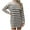 Beige, variant on HAPIMO Women's Mini Straight Dress Fashion Stripe Knitted Sweaters Elegant Casual Knitted High Neck Fall Dress Workout Holiday Long Sleeve Spring Beige L