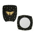 thumbnail image 3 of FKELYI Vintage Butterfly Moon Star Print Office Chair Cover Removable Swivel Computer Chair Slipcover Anti-Dust Armchair Protector for Home Office Decor, Pack of 2, 3 of 7
