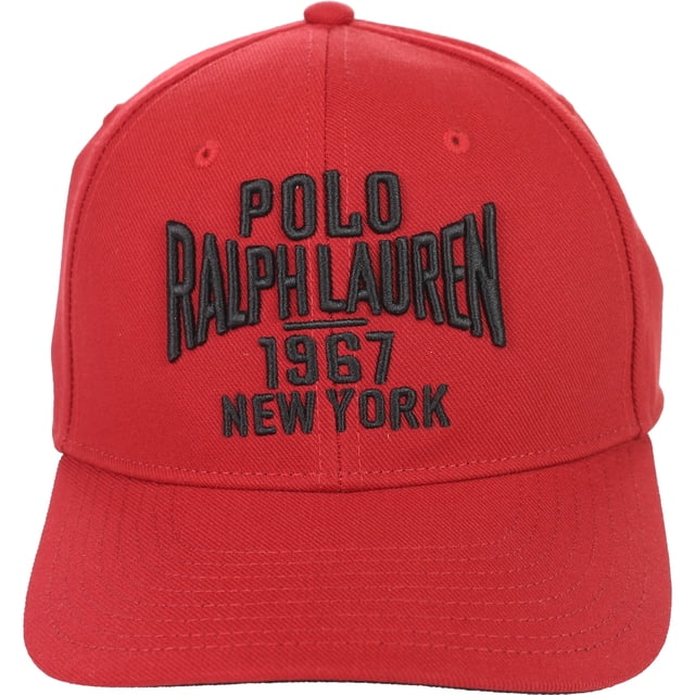 Gorra de beisbol Ralph Lauren atlética Unisex roja mediana