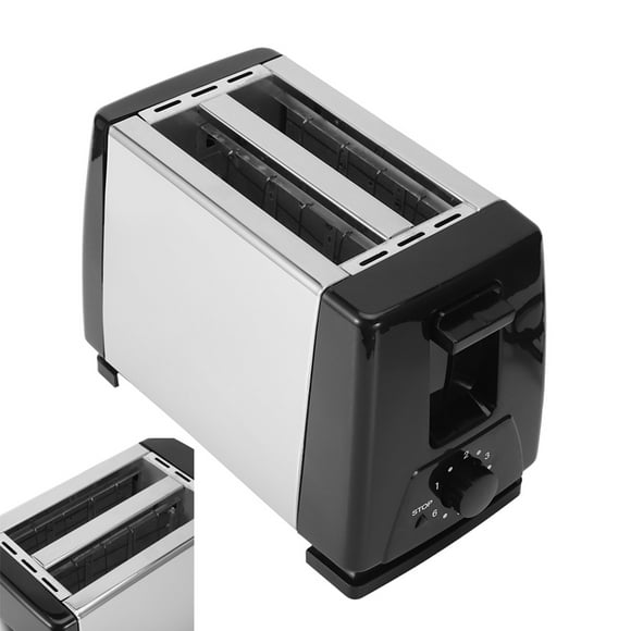 Máquina de Desayuno, Tosteras de Pan de 2 Rodajas, Diseños del Cuerpo Delgado de la Ue Mácina de Tostadoras de Pan 220-240V, Ahorro de Espacio para el Pan para Hornear Pan para