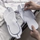 thumbnail image 5 of Bewildely Zapatillas de viaje, chanclas portátiles, antideslizantes, baño, playa, viajes, sandalias portátiles para el verano Juegos de accesorios de baño Gris claro S, 5 of 6