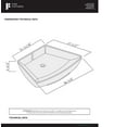 thumbnail image 4 of Fine Fixtures Trapezoid Shape Vessel Sink Vitreous China&nbsp;, 4 of 4