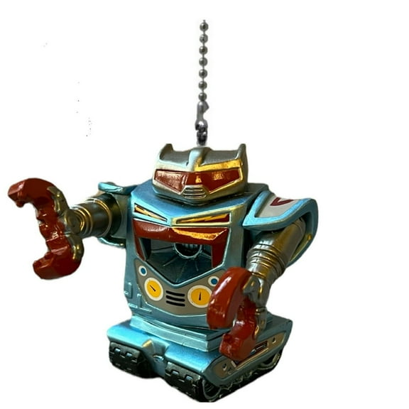 Toy Story Sparks Robot Pvc Fan Lamp Light Pull Chain Figure Figurine Rare Gift New