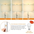 thumbnail image 3 of Lámpara de Pie Qingmiao Ajustable 137-168 cm 6W LED Regulable, 3 of 7