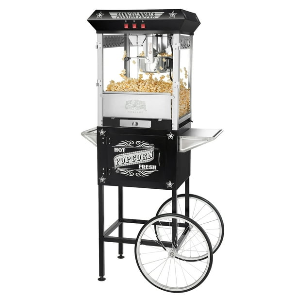 Great Northern Popcorn Black Antique Style 8oz Popcorn Popper Machine