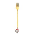 thumbnail image 4 of Christmas Coffee Table Decorations Home Christmas Decorations Metal Coffee Fork Stirring Spoon Christmas Table Decorations New Year Christmas Party Table Decorations, 4 of 8