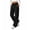 Black #138, variant on Women's Baggy Sweatpants Wide Leg Soft Lounge Bottoms Drawstring Waist Side Pockets Relaxed Fall Workout Pants, 2XL