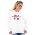 thumbnail image 5 of Gaming Set Couples Siblings BFF Gamer Women Plus Size Crewneck Sweatshirt Brisco Brands 5X, 5 of 6