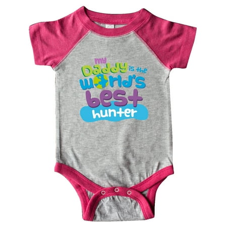

Inktastic Hunting Dad Worlds Best Gift Baby Boy or Baby Girl Bodysuit