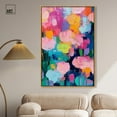 thumbnail image 3 of Glide of Colors Canvas Modern Color Abstract by Art Remedy, Gold Frame, 36" x 54", 3 of 7