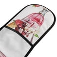 thumbnail image 4 of Yayeee Double Oven Mitt Kitchen Heat Resistant Baking 35" x7" Quilted Glove, Strawberry Ice Cream Pattern, 4 of 6