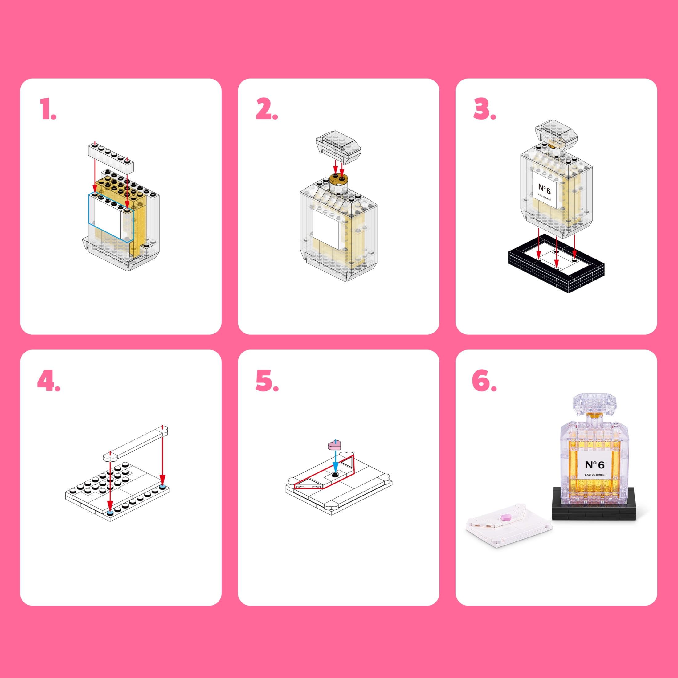 MAX Build More Premium Beauty Building Bricks Collection (Perfume) by ZURU
