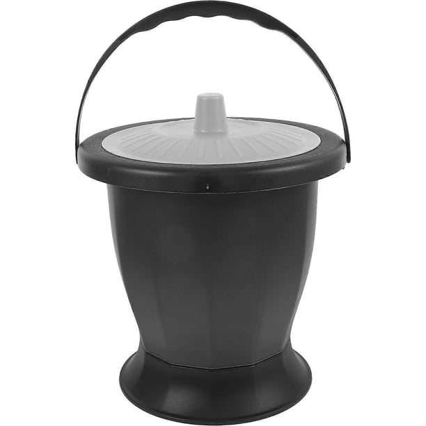 Chamber Pot Portable Toilet with Lid Elderly Chamber Pot Urinal Basin Potty Bedside Urinal Bucket