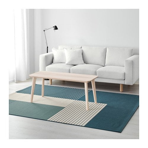 Ikea Rug, flatwoven, indoor/outdoor green-blue 6 ' 7 "x8 ' 2 " 1428.885.226 - Walmart.com ...