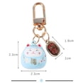 thumbnail image 2 of Ornaments Gifts Fashion Jewelry Car Key Door Key Charm Cartoon Lucky Cat Keychains Keyrings Pendant Bag Decoration WHITE, 2 of 8