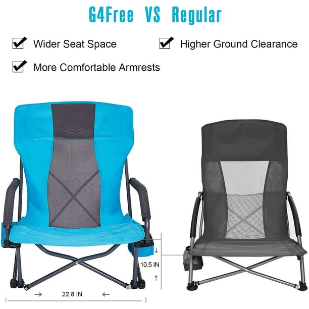  G4Free Lightweight Portable High Back Camp Chair