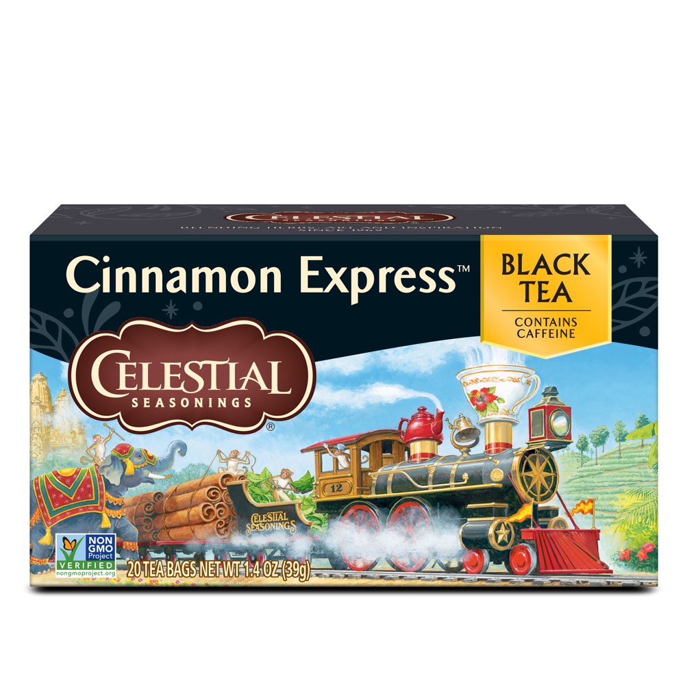 Celestial Seasonings Cinnamon Express Black Tea, 20 Ct Tea Bags