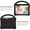 thumbnail image 2 of Mantto Kids Case for 2021 iPad Mini 6 , Light Weight Heavy Duty/Shockproof/Drop Proof with Handle/Kickstand, Child Friendly Protective Cover For iPad mini (6th Generation), Black, 2 of 6