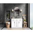 thumbnail image 4 of Elegant Kitchen and Bath Alden 42 Inch Single Bathroom Vanity In White, 4 of 10