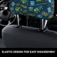 thumbnail image 4 of Kdxio Modern Excavator Pattern Print 2 Piece Car Head Rest Covers Set Auto Front/Rear Seats Headrest Cover Universal Fit Most Cars,Sedan, SUV, 4 of 9